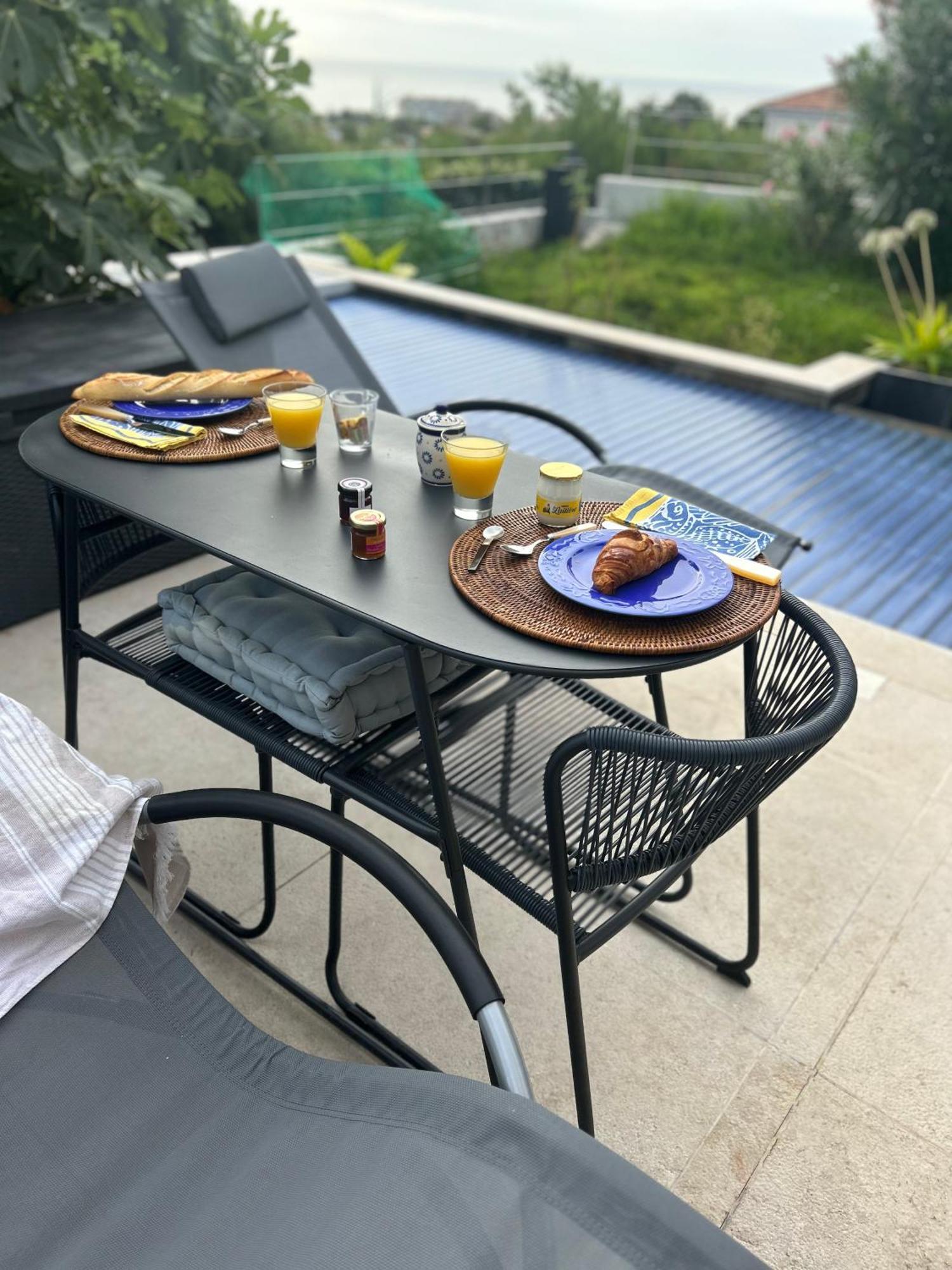 Cottage Marin Avec Vue Mer 니스 외부 사진